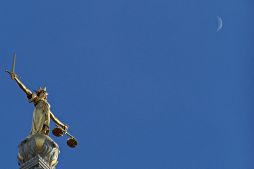 Lunar Justice - Moon over the Old Bailey
